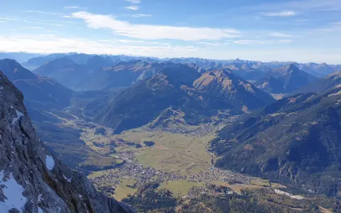Blick vom Zugspitzgletscher
