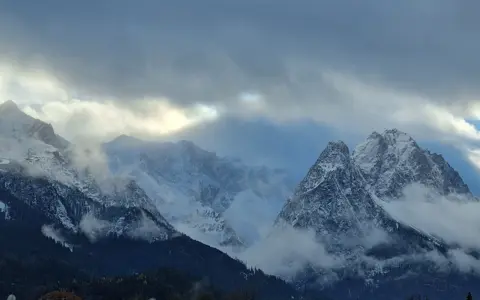 Ansicht auf Zugspitze